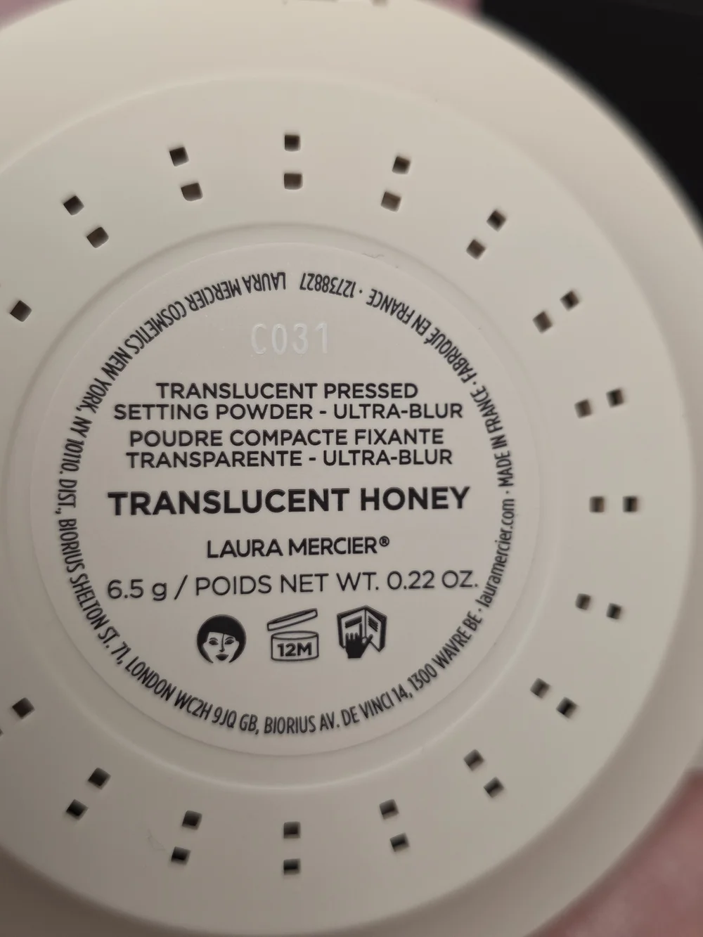 Laura Mercier Translucent Pressed Setting Powder Ultra-Blur Translucent Honey